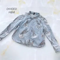 H&M DIVIDED バックスバニー デニムシャツ M〜L ルーニーチューンズのサムネイル