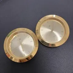 HOYA 置時計 2個セット ゴールドカラーのサムネイル