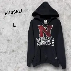 RUSSELL NEBRASKA HUSKERS パーカー L フルジップのサムネイル