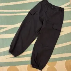 GU ブラック カーゴパンツ 130