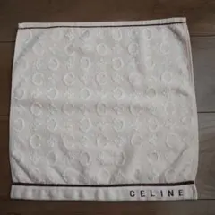 【希少】CELINE　セリーヌ　ハンドタオル　ピンク