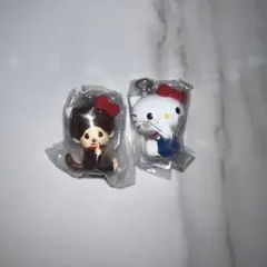 MONCHHICHI×HELLO KITTYめじるしアクセサリーモンチッチセット
