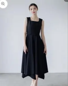 一回着アンタイトル コットンピンタックワンピース2 黒 - メルカリ