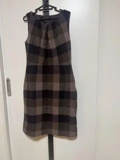 ローラアシュレイ ノースリーブ ワンピース ジャンスカ 9号 ホコモモラ シビラ