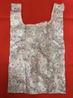 CHERISH PALE BLUE DOT エコバッグ 花柄