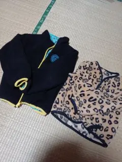 BABYDOLL フリースジャケット 120センチ 2枚セット