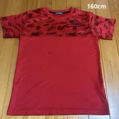 しまむらCLOSSHI 赤色半袖Tシャツ160cm