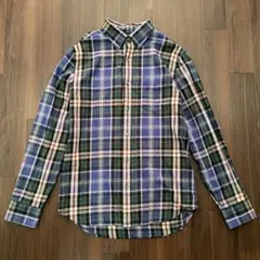 OLD NAVY チェックシャツ ブルー