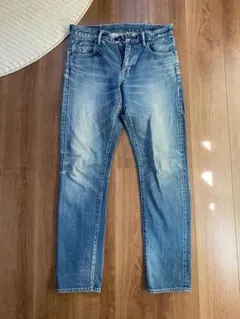 KURO DENIM GIOCATORE 体育会系男子テーパード デニム 赤みみ - メルカリ