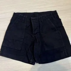 ビームスボーイ　黒ショートパンツ ポケット付き
