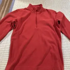 UNIQLO ハーフジップ フリース S 赤