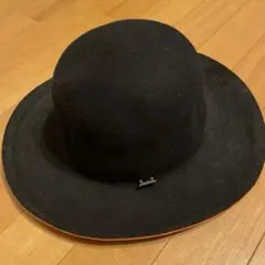 MANIERA CLASSIC HAT ウール 中折れハット 帽子ブラック Mのサムネイル
