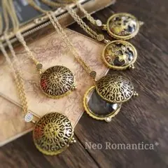 新品☆ちょっと理由あり☆カボションルーペ ペンダント+・。* 地球柄