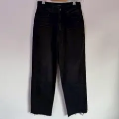 JEANASIS ジーナシス デニムパンツ ジーンズ 黒 ブラック S