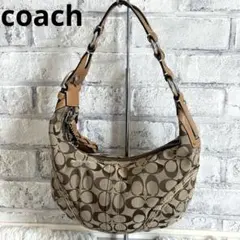 COACH シグネチャー ワンショルダーバッグ ホーボー チャーム Y2K 人気