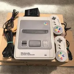動作確認済み　スーパーファミコン本体とコントローラーセット