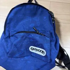 OUTDOOR PRODUCTS 魚柄リュック ネイビー