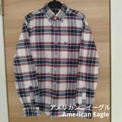 American Eagle アメリカンイーグル　チェック柄長袖シャツ