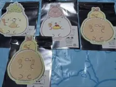 すみっコぐらし たぬきのまんまるレストラン ビッグステッカー 4枚セット