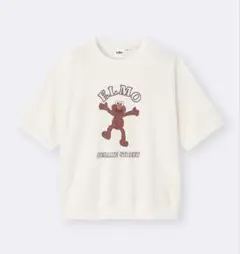 ELMO SESAME STREET Tシャツ　Sエルモ　GU セサミストリート