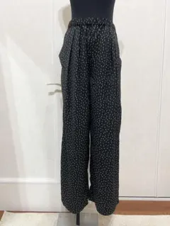 AMERICAN HOLIC/ドット柄ワイドストレートパンツ