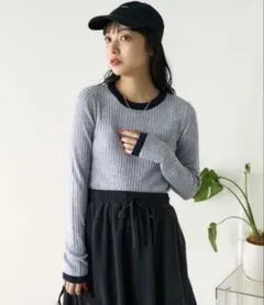 フリークスストア　ウォッシャブル リンガーニット　リブニット