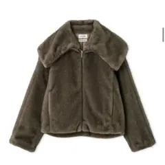 FRAY I.Dフレイ アイディー ECOPELビッグカラーショートジャケット