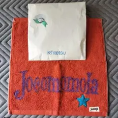 Jocomomola タオルハンカチ オレンジ パープルのサムネイル