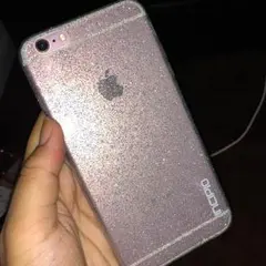 シルバーラメ グリッター iPhone6plusケース