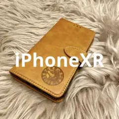 iPhoneXRケース 手帳型 レザー柴犬 新品未使用 シンプル プレゼント