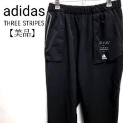 【美品】adidas　ストレッチ　ウエストゴム　カジュアル　ハーフパンツ