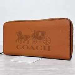 ✨美品✨Coach コーチ ホースアンドキャリッジ ジップ アラウンド 馬車のサムネイル