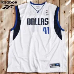 08M182◯ Reebok NBA ノヴィツキー ゲームシャツ 希少 3XLのサムネイル
