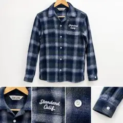 STANDARD CALIFORNIA ネルシャツ ブルー チェック L