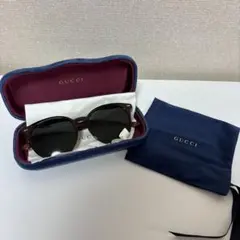 【正規品】　GUCCI ラウンド型サングラス ブラウンのサムネイル