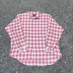 beams オンブレレーヨン混チェックシャツのサムネイル