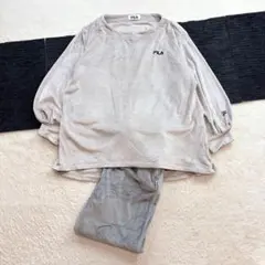 さ’みん 様専用　k2757　フィラ/L/ベージュ/灰色/ルームウェア/セット