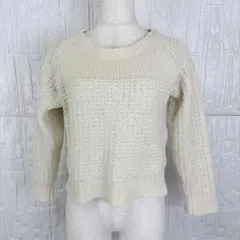 ローズバッド　表情豊かな編み柄が映える✨ ナチュラルニット♡セーター　【r6】