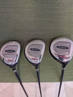 ウイルソンレディース用フェアウェイウッド3本セット