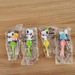 新品未開封　非売品　スヌーピー ピック　サーティワンコラボ　4個セット