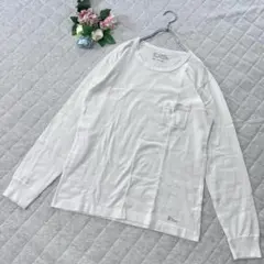 アズールバイマウジー【M】コットン100％ 長袖Tシャツ カットソー　胸ポケット