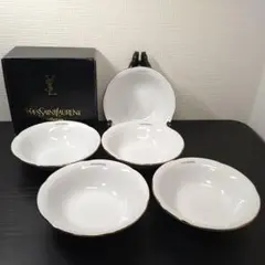 未使用　イヴ・サンローラン　パスタ&カレー皿　5枚セット