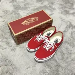VANS AUTHENTIC オーセンティック レッドカラー