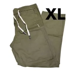 新品未使用✨️ワークパンツ カーキ XLサイズ 綿100% ズボン ウエストゴムのサムネイル