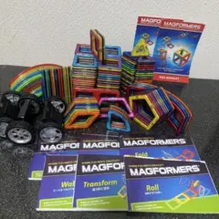 正規品】MAGFORMERS 194ピース、タイヤ・クレーン・収納箱付 - メルカリ