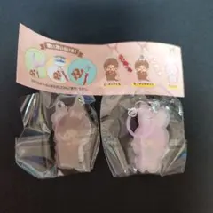 モンチッチ　めじるしアクリルチャーム　モンチッチちゃん＆チムたん