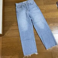 フレームワーク ストレートデニムパンツ 38 ライトブルー 美シルエット