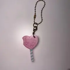 ハート型 ロリポップ アクリルキーホルダー