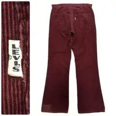 希少 70s BIGE W31 USA製 リーバイス646 コーデュロイ パンツ