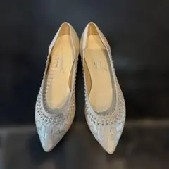 LE TALON パンプス ゴールド 24cmのサムネイル